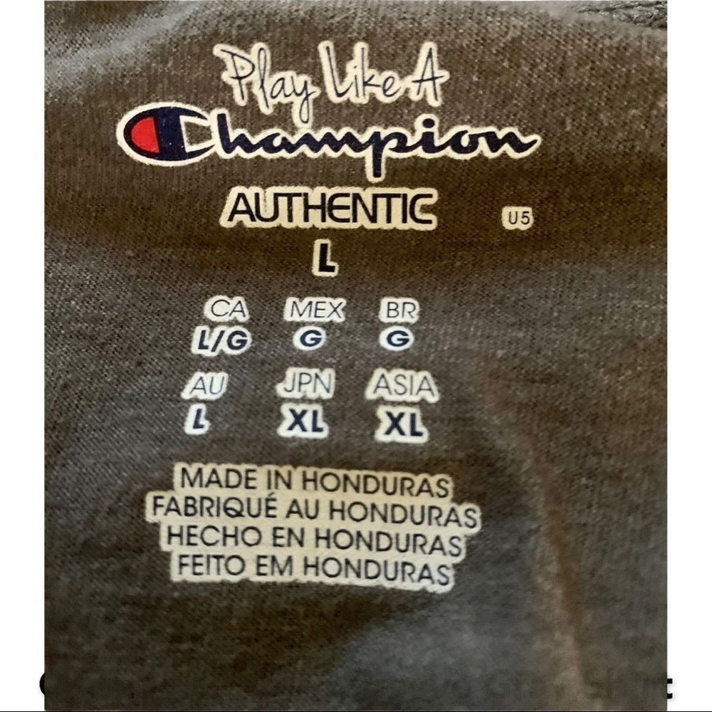 Champion Gray Long Sleeve Top - Picture 3 of 3